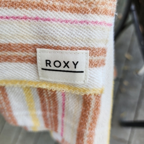 ROXY Wild & Free Striped Poncho Hoodie Size XXL - Picture 11 of 15